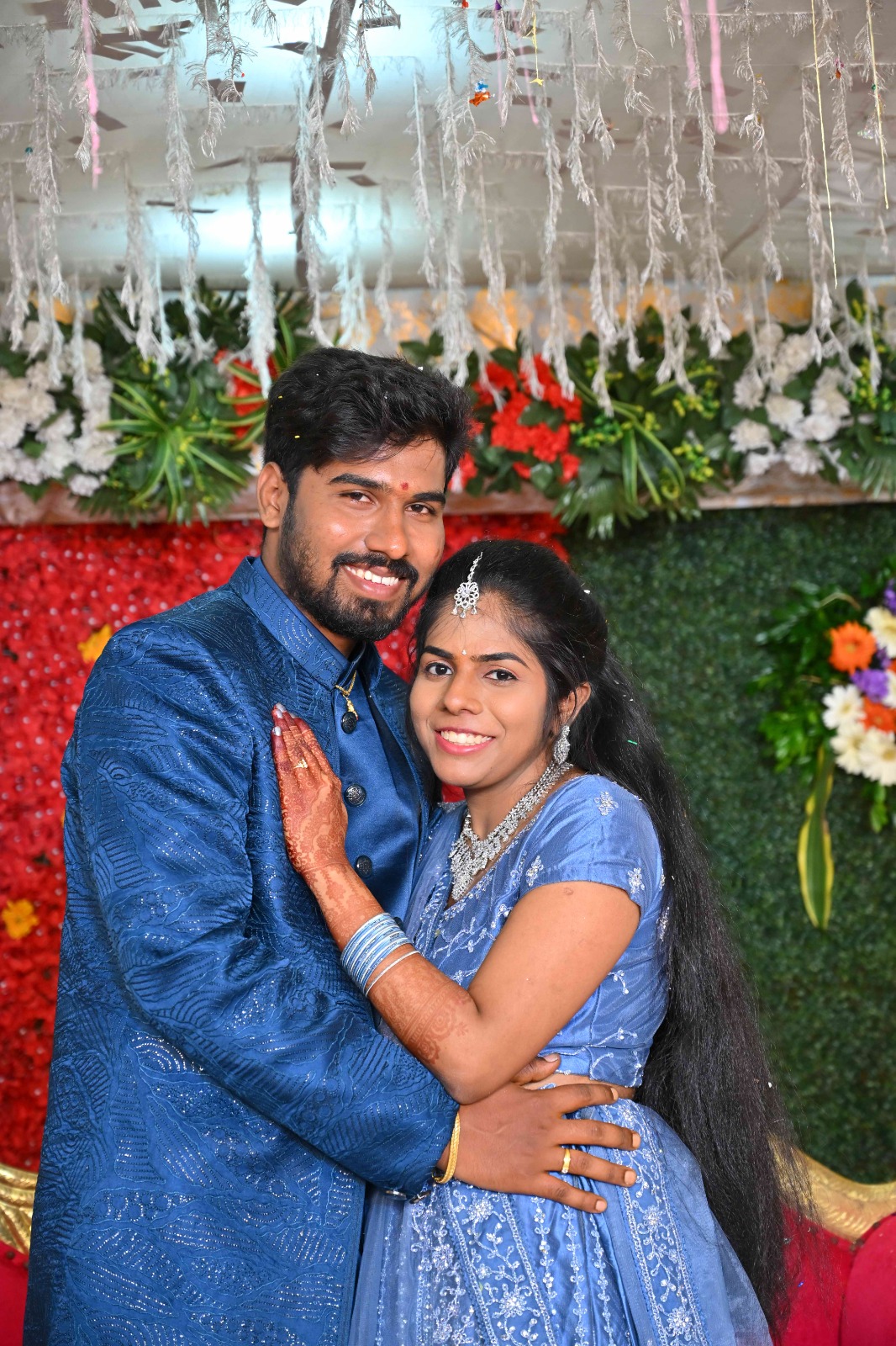Indira and me smiling together